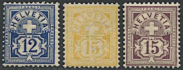 1882/1899, Svizzera, soggetti vari.