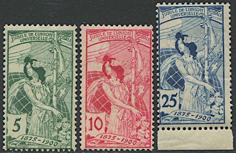 1900, Svizzera, “U.P.U.”.  - Asta Filatelia e Storia Postale - Cambi Casa d'Aste