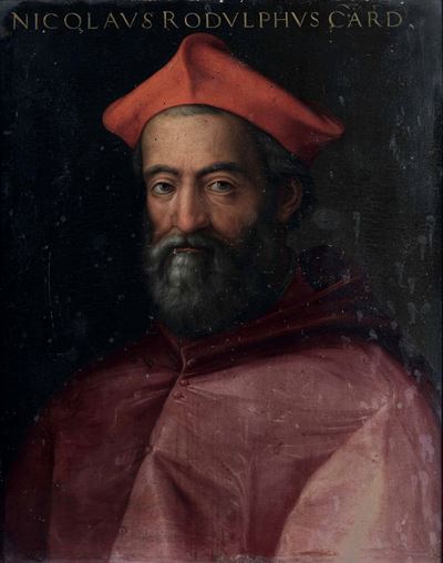 Scuola Toscana del XVI Secolo Ritratto del Cardinale Nicola Rodolfo