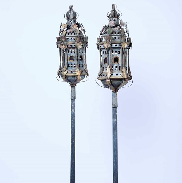 Coppia di lanterne. Veneto, XVIII-XIX secolo