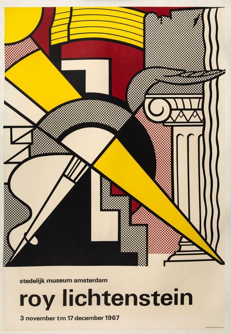 Roy Lichtenstein : Roy Lichtenstein Stedelijk Museum Amsterdam  - Auction Vintage Posters - Cambi Casa d'Aste