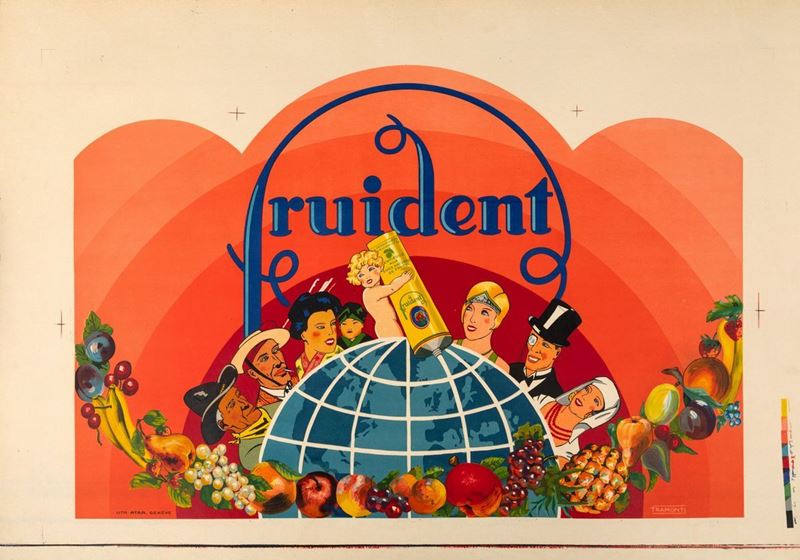 Guerrino Tramonti : Fruident  - Auction Vintage Posters | Timed Auction - Cambi Casa d'Aste