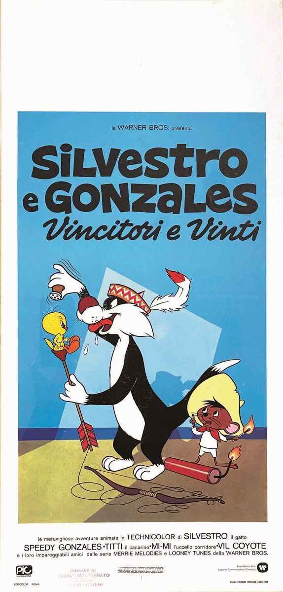 Warner Bross- Hanna & Barbera - Silvestro,titti, Tom&jerry, Jogi e Bubu