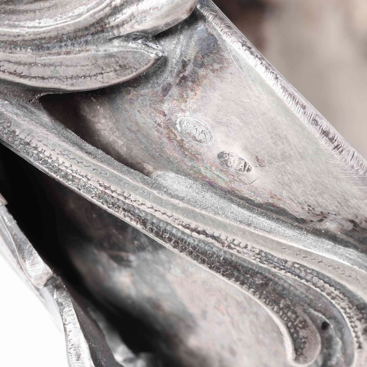 Centrotavola in Argento. Argenteria Artistica Italiana del XX Secolo. Argentiere I.ma., Alessandr...