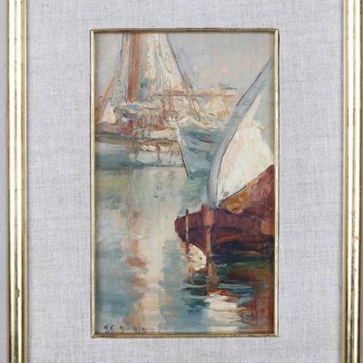 Marina con Barche, 1913