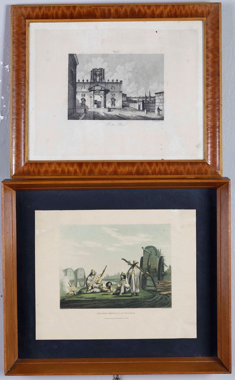 Due stampe. XIX-XX secolo  - Auction Antique February - Cambi Casa d'Aste