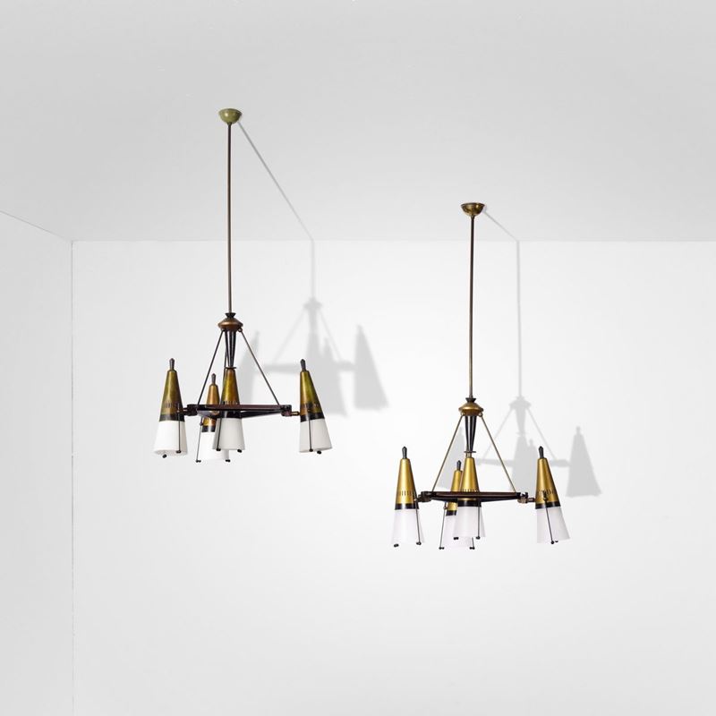 Due lampade a sospensione.  - Auction Design Lab - Cambi Casa d'Aste