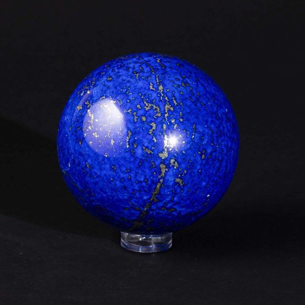 Lapis lazuli sphere, exceptional quality