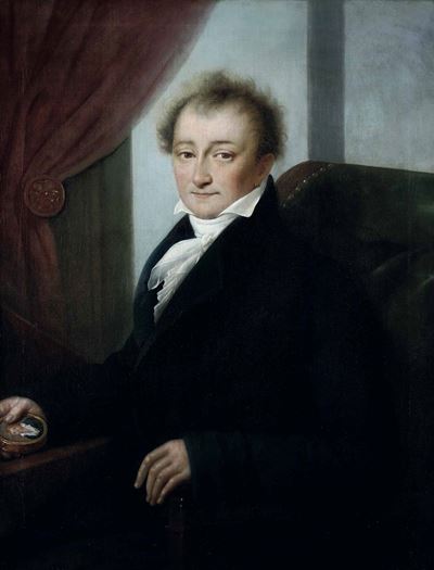 Scuola Neoclassica del XIX Secolo Ritratti di Coniugi