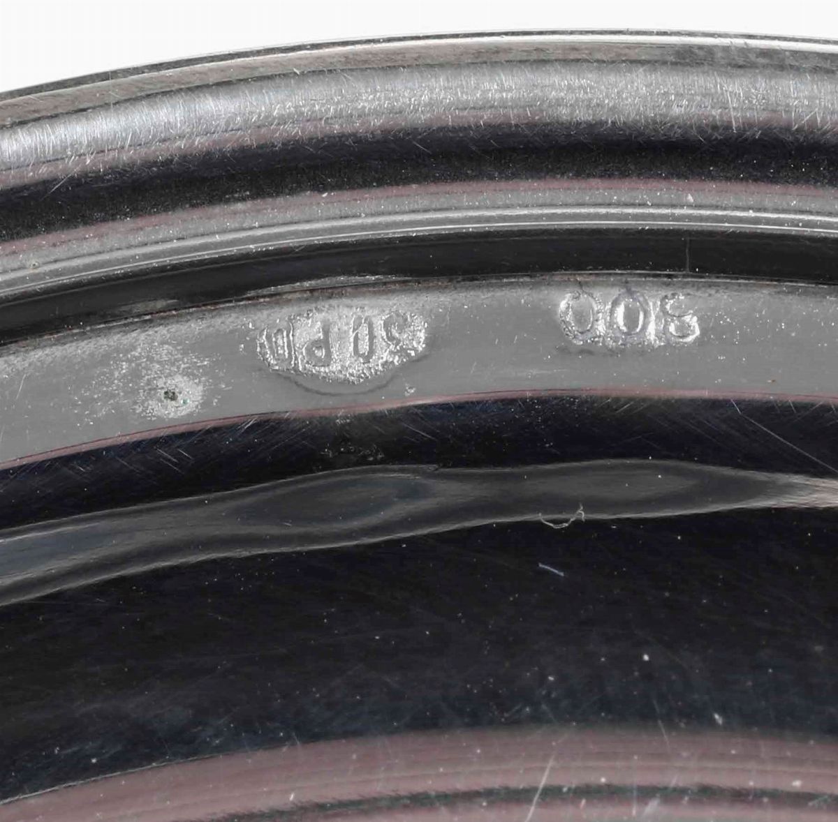 Dodici Piattini e 11 Sottobicchieri in Argento. Argenteria Veneta del XX Secolo. Argentiere F.lli...