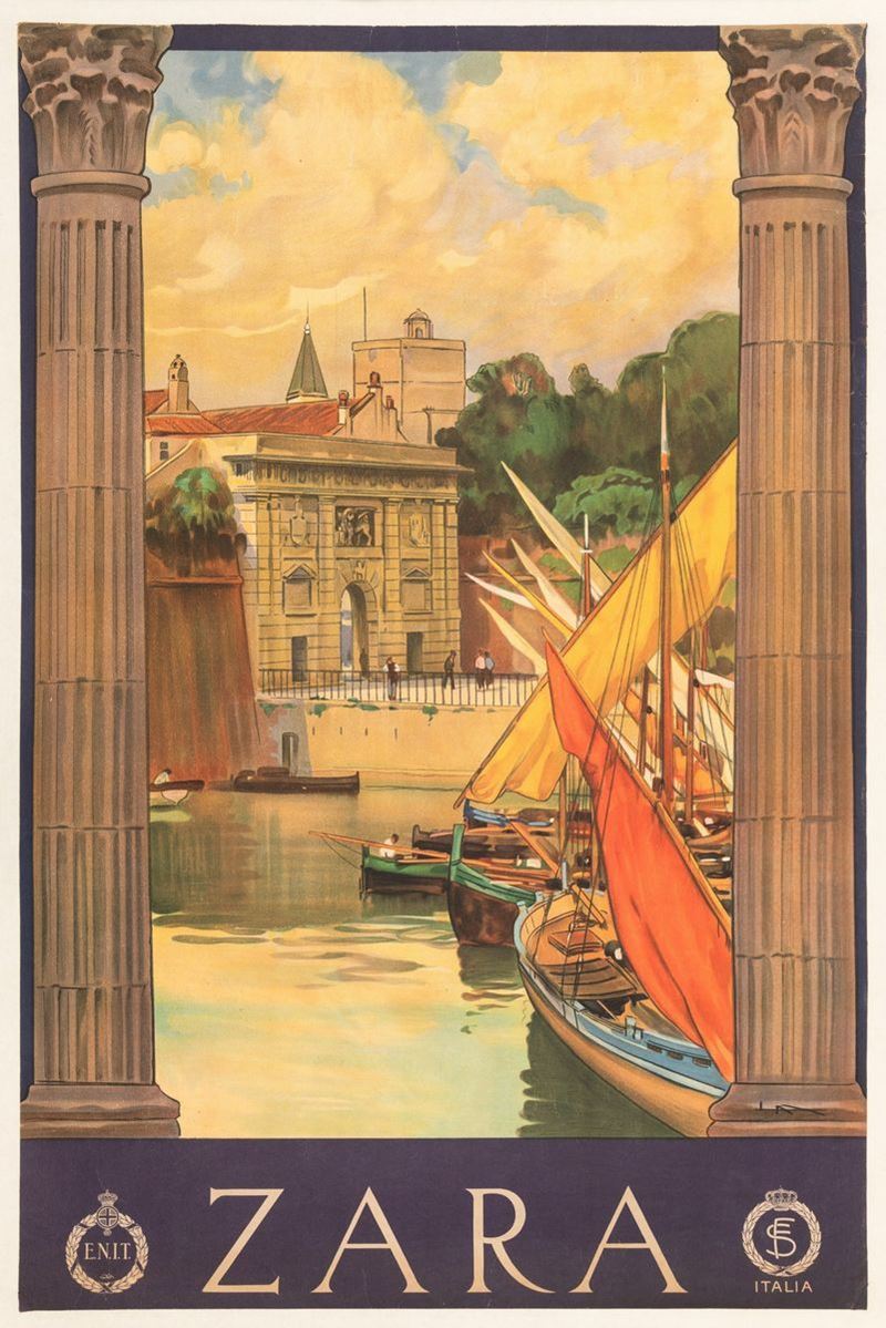 Leopoldo Metlicovitz : Zara  - Auction Vintage Posters - Cambi Casa d'Aste