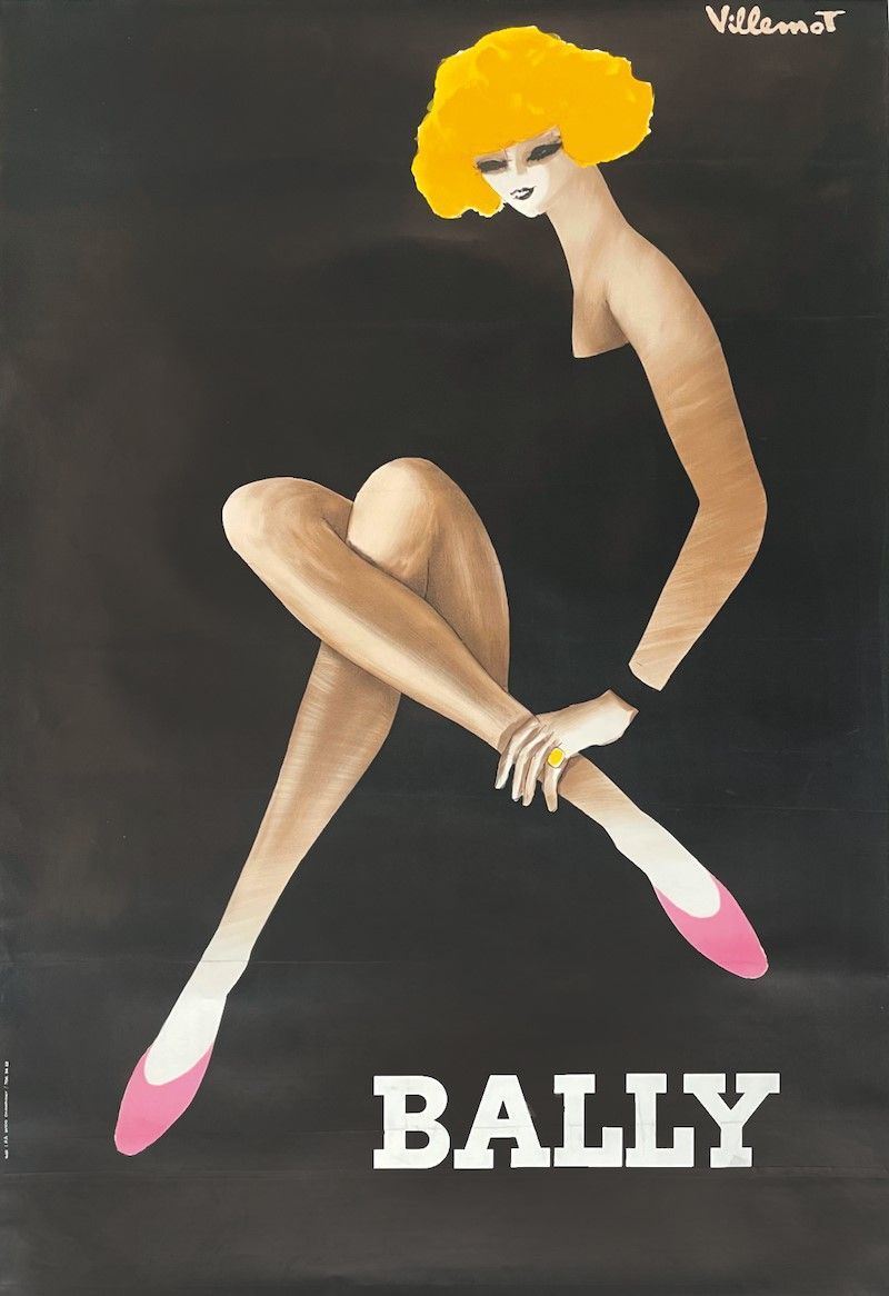Bernard Villemot : Bally  - Auction Vintage Posters - Cambi Casa d'Aste