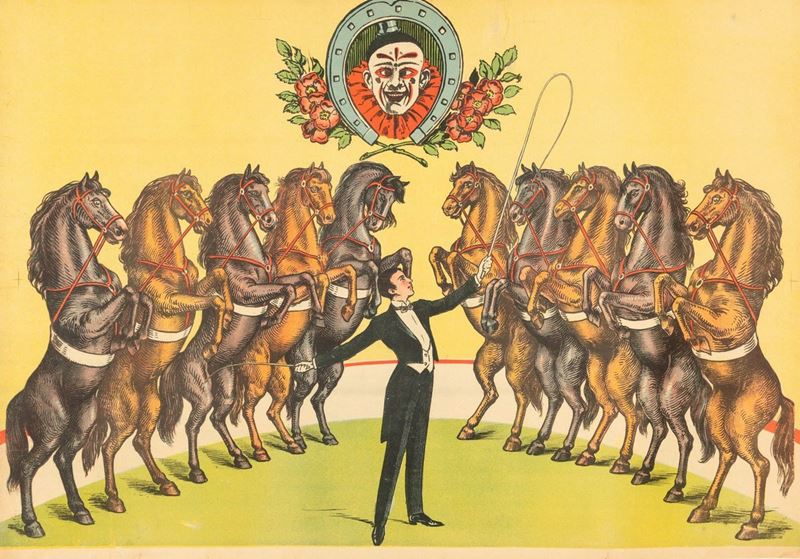 A.Reckziegel : Equestrian circus  - Auction Vintage Posters - Cambi Casa d'Aste