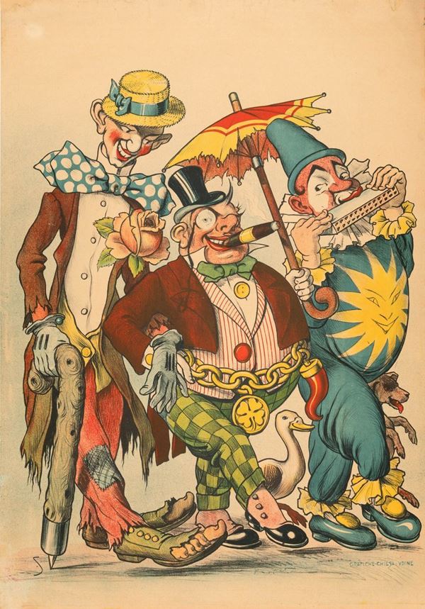 Pietro Antoniosi  Sencig - Serie di Pagliacci in pista