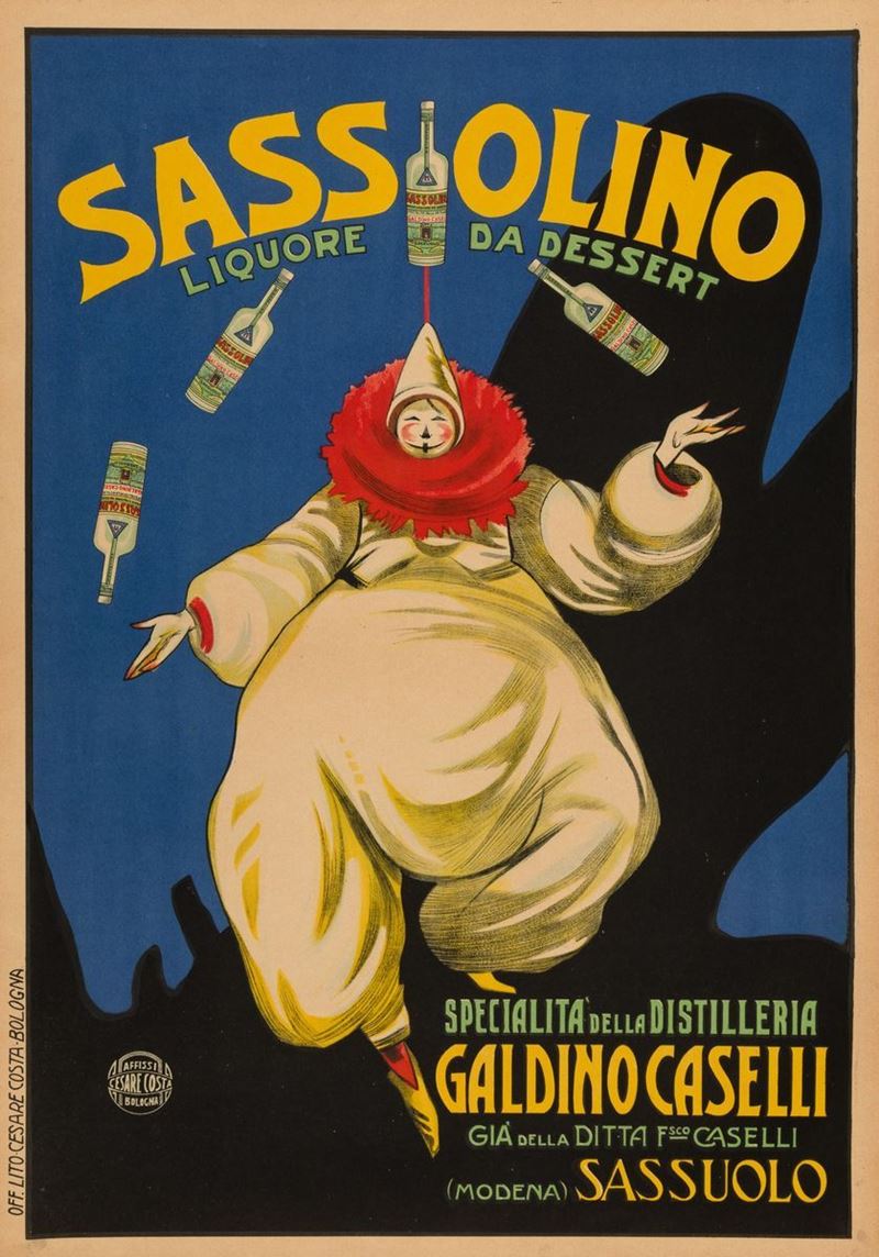 A.Reckziegel : Sassolino Caselli  - Auction Vintage Posters - Cambi Casa d'Aste