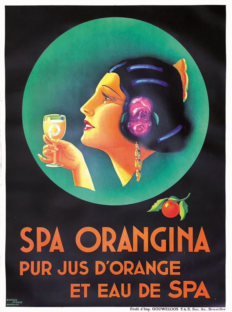 Hypsos Studios - SPA Orangina  - Auction Vintage Posters - Cambi Casa d'Aste