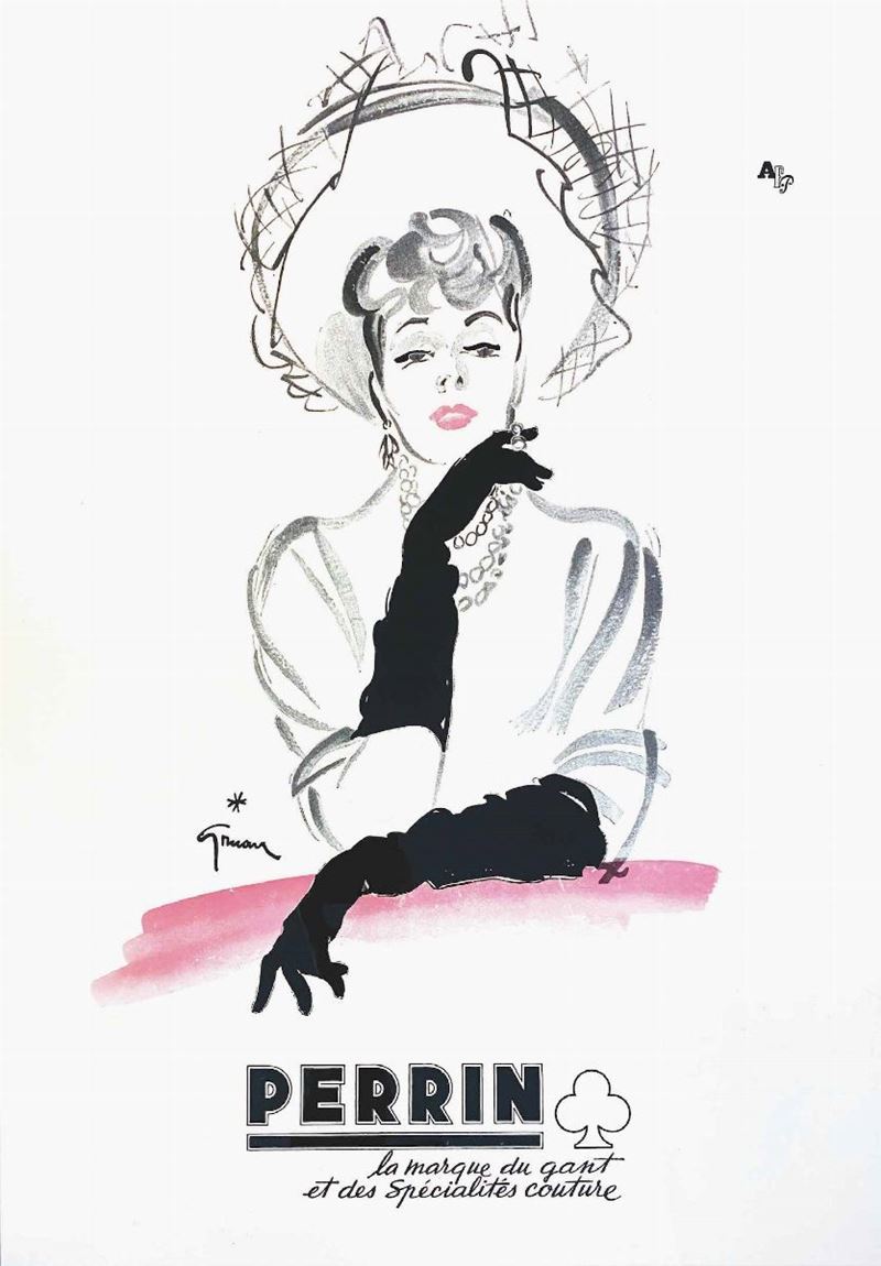 Gruau Ren&#232; : Le Gant Perrin  - Auction Vintage Posters - Cambi Casa d'Aste