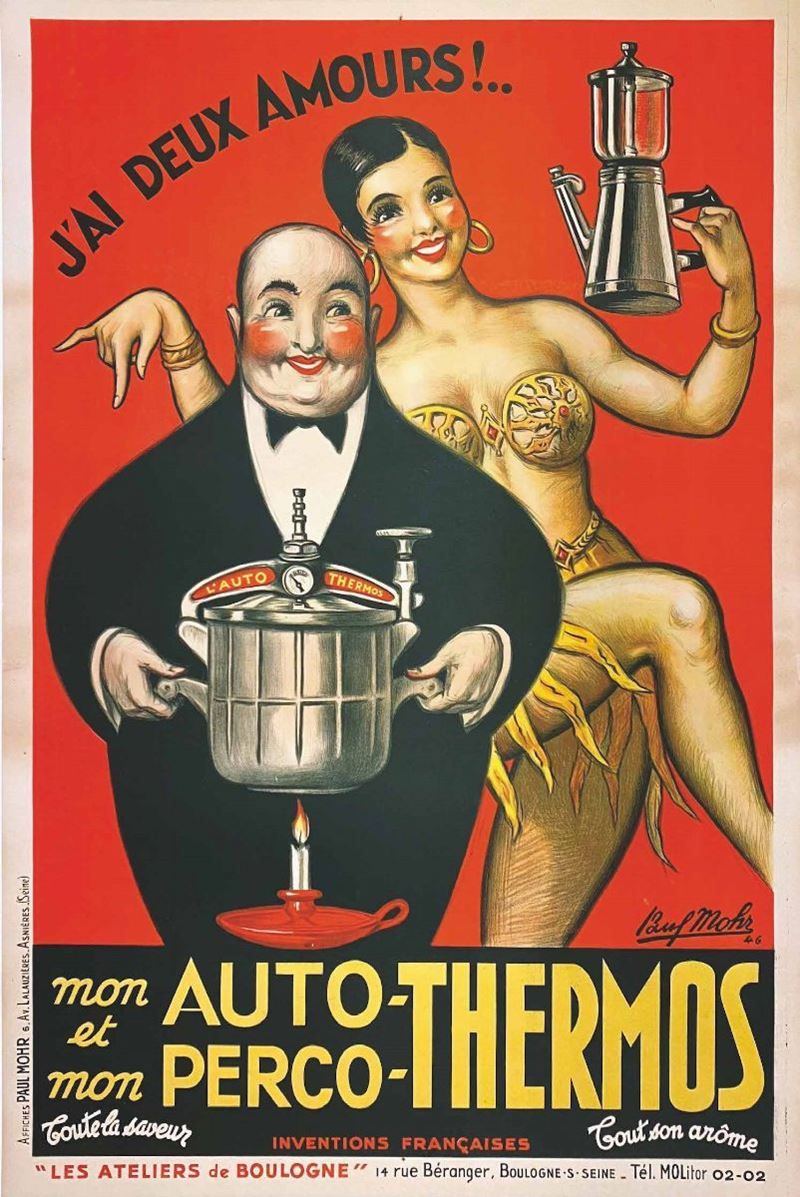 Paul Mohr - j'ai Deux Amours!...  - Auction Vintage Posters - Cambi Casa d'Aste