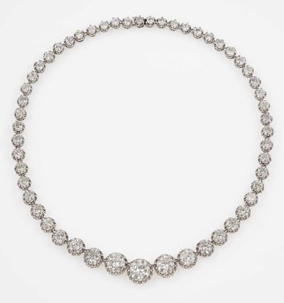 Rivière con Diamanti Taglio Brillante per Ct 27.50 Circa