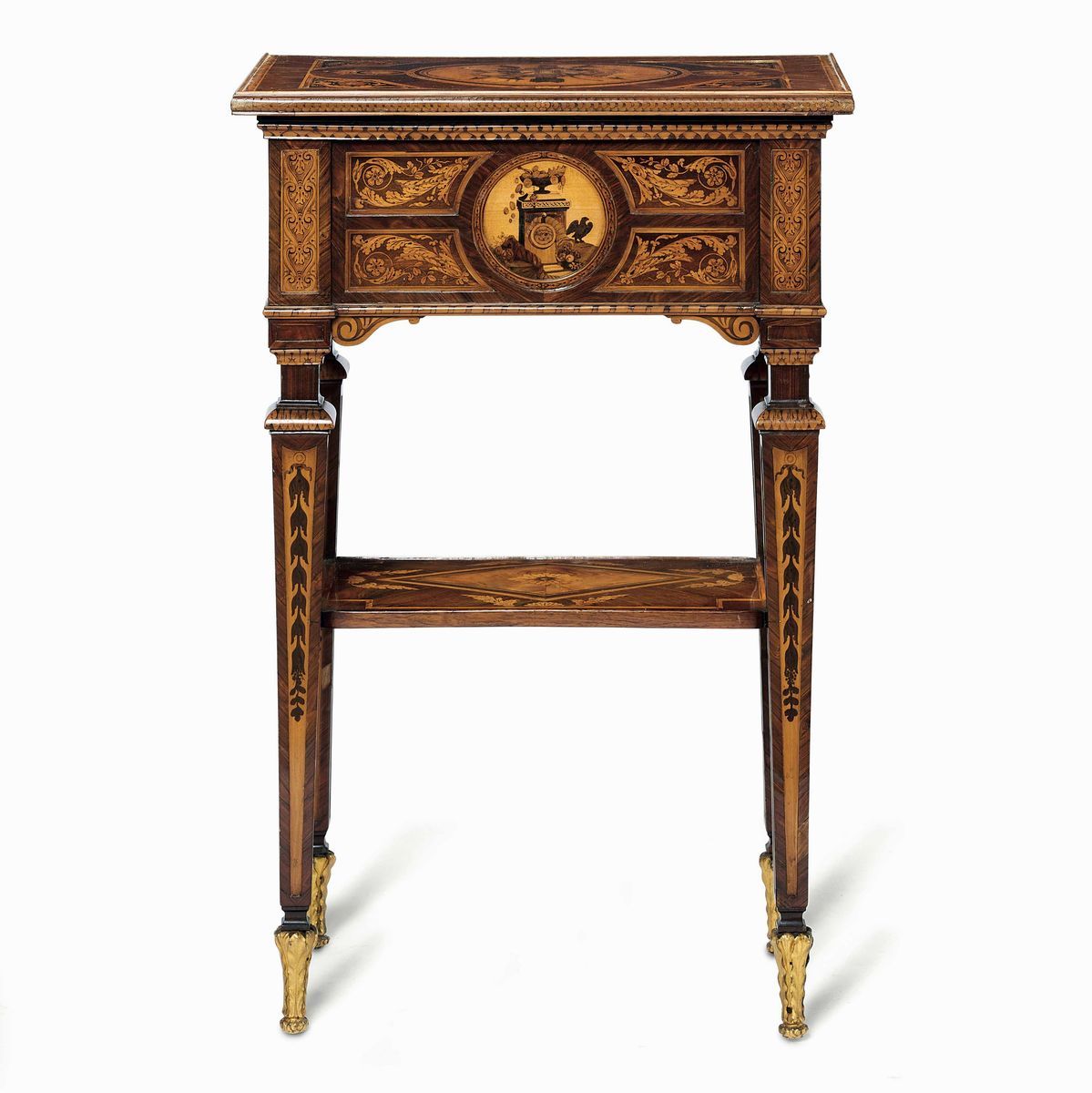 Importante Tavolo da Lavoro. Giuseppe Maggiolini, (1738 Parabiago – 1814 Parabiago), Lombardia, T...