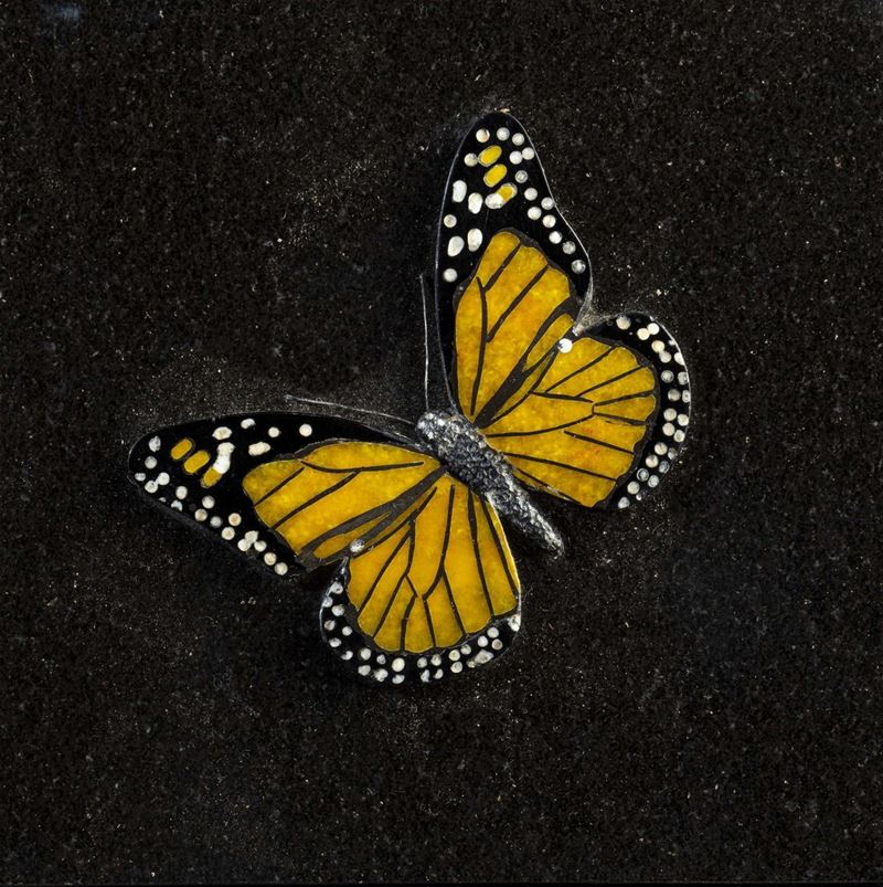 Farfalla in pietra dura  - Asta Mirabilia Naturalia - Cambi Casa d'Aste