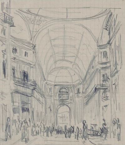 Bozzetto Galleria Milanese