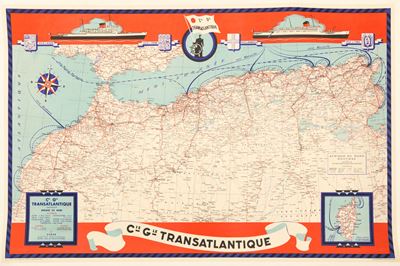 Cie Gle Transatlantique - Afrique Du Nord.