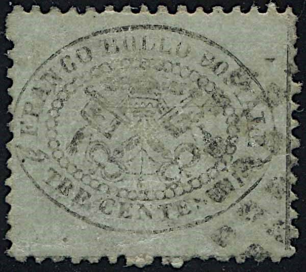 1863, Stato Pontificio, 3 cent. grigio (S. 24).  - Auction Philately - Cambi Casa d'Aste