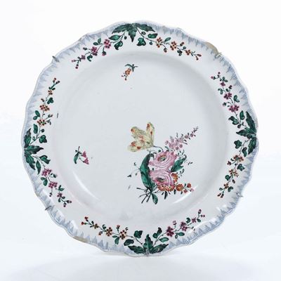 Piatto, Nove, Manifattura G. M. Baccin, 1770 - 1790