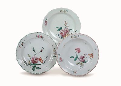 Tre Piatti Francia, Marsiglia, 1770 Circa