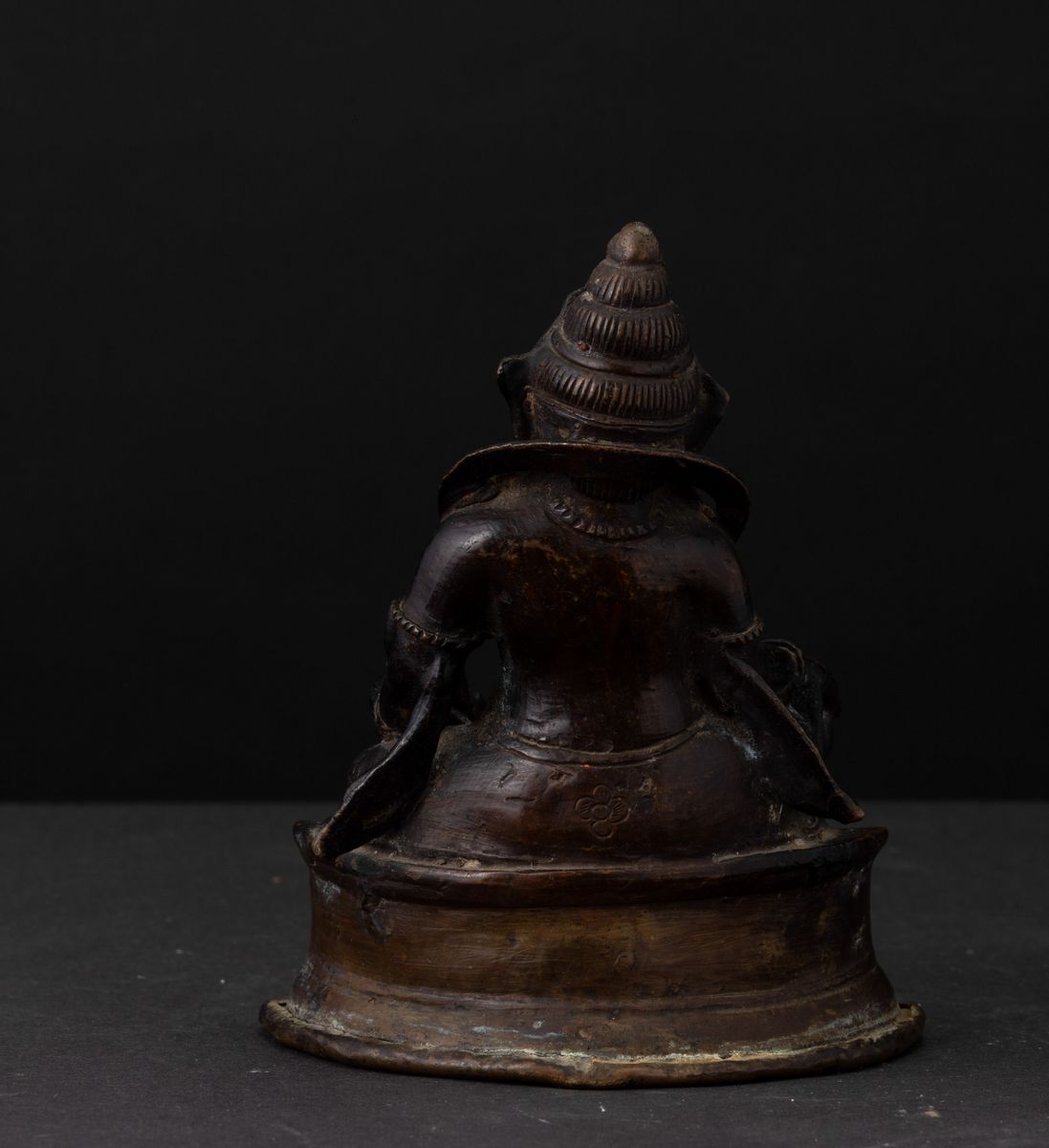 Figura di Sita-jambhala in Bronzo, Nepal, XIX Secolo
