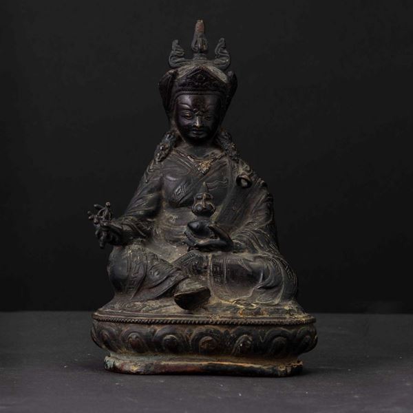 A bronze deity, Buthan, 1800s