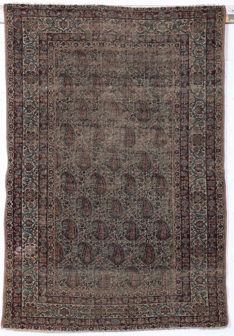 Tappeto Kirman. Persia fine XIX - inizio XX secolo  - Auction Carpets - Cambi Casa d'Aste