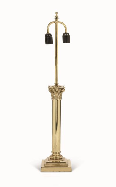 Lampada in Ottone. XX Secolo