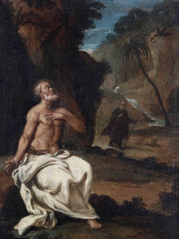 Scuola del XVII secolo San Paolo di Tebe eremita