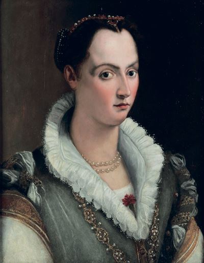 Ritratto di Nobildonna con Garofano Rosso