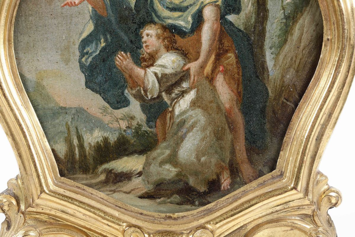Scuola Romana del XVIII Secolo Tobiolo e L’angelo