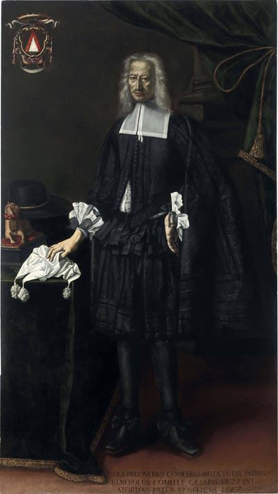 Scuola Lombarda del XVII Secolo Ritratto di Giulio Pratoneri