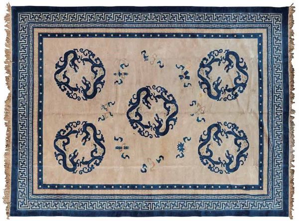 A large Ningxia carpet, China, 1900s