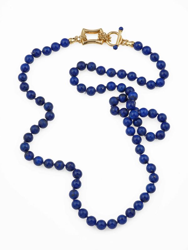 lapis-lazuli long necklace