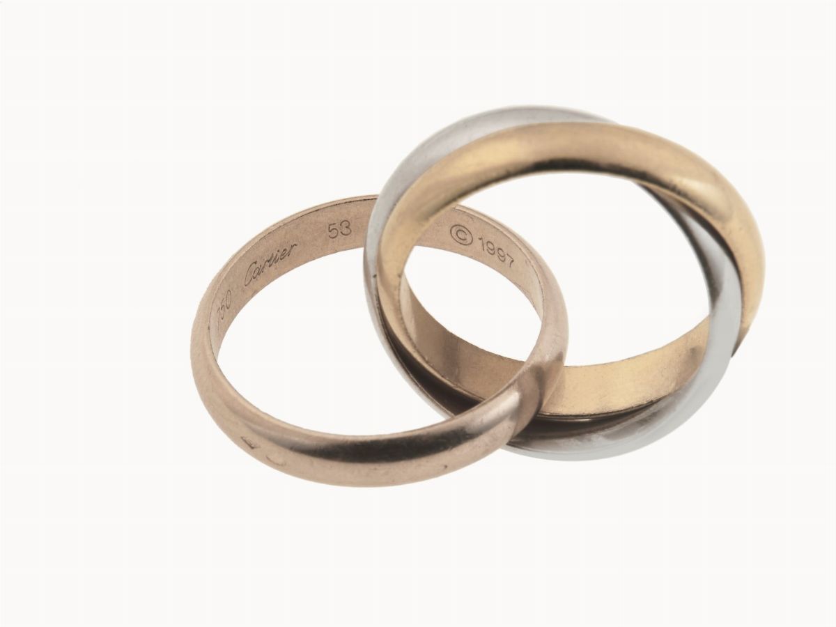 Cartier. Anello Modello "trinity"
