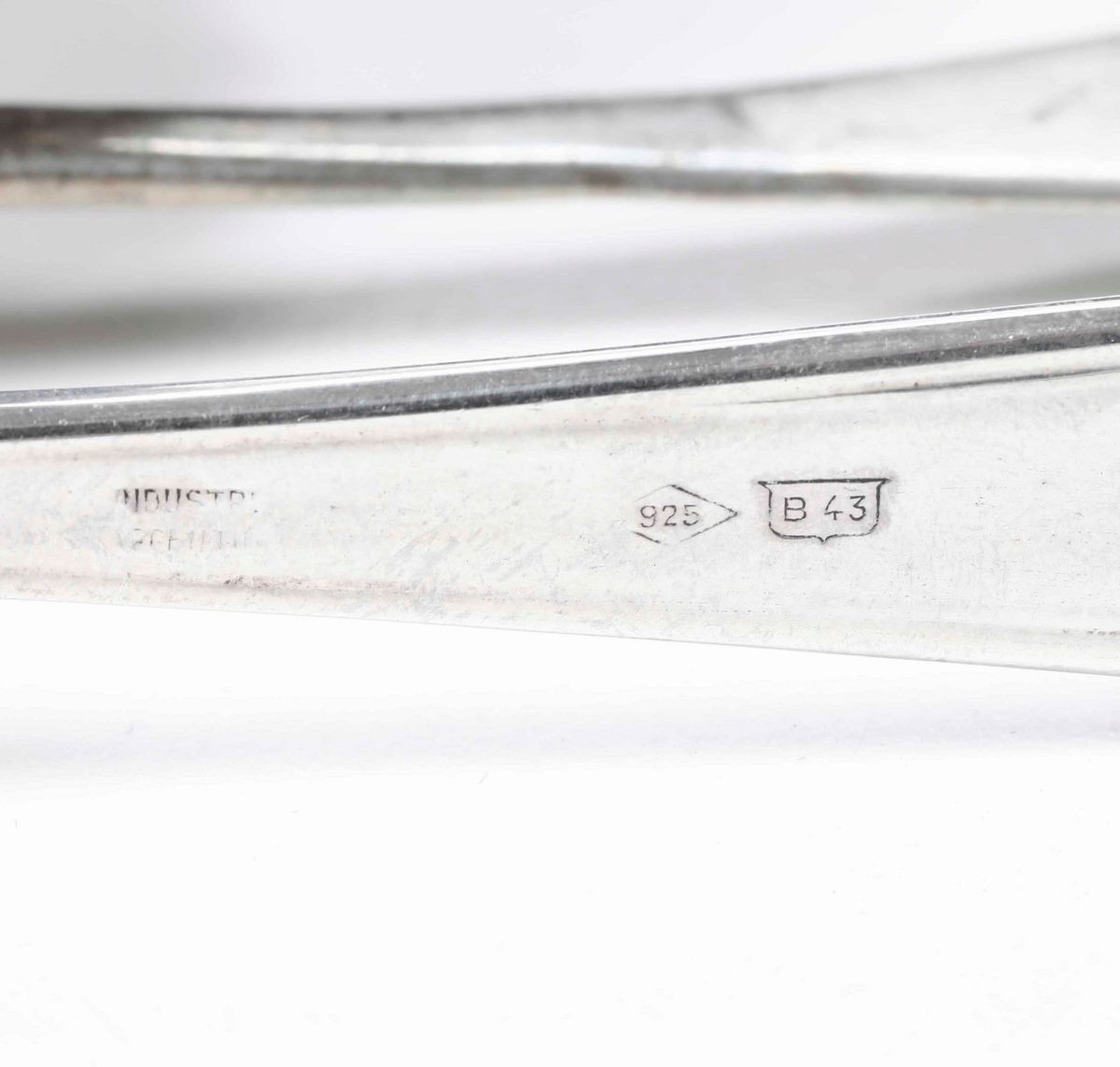 Sei Posate di Servizio in Argento. Differenti Manifatture del XX Secolo