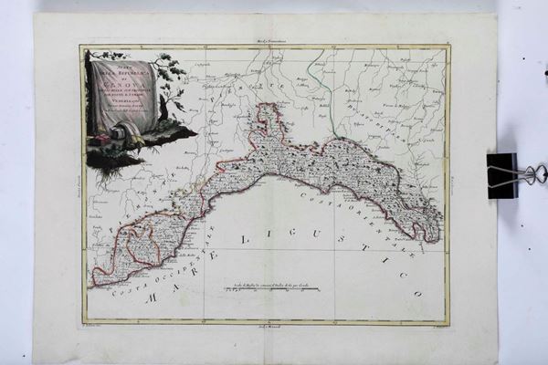 Stato della Repubblica di Genova diviso nelle sue province composte e strade
