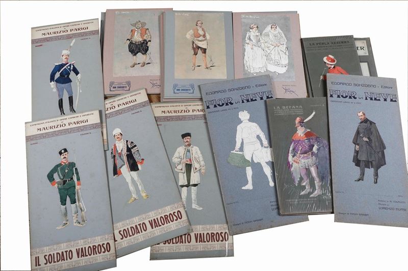 Giuseppe Garuti - Pipein Gamba : Raccolta di figurini teatrali misti  - Auction Old and Rare Books. Envravings - Cambi Casa d'Aste