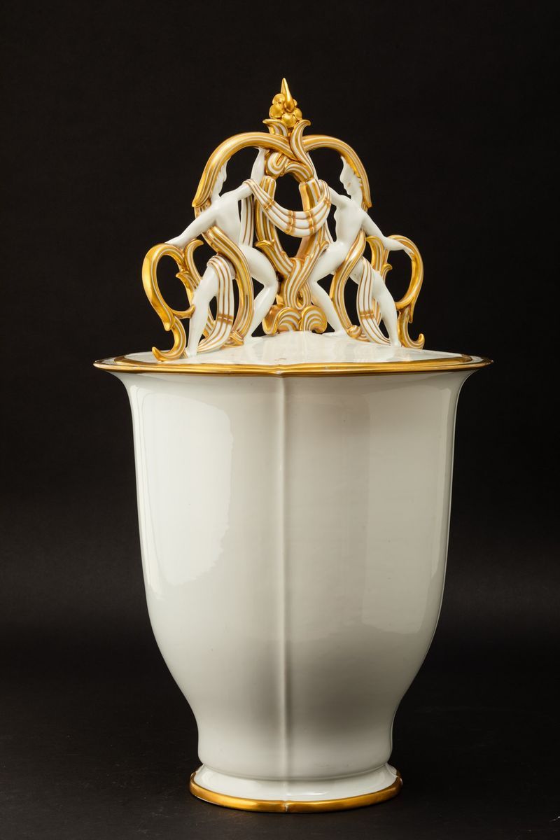 Gio Ponti - Richard Ginori, Sesto Fiorentino, 1929 Ca Grande Vaso Monumentale