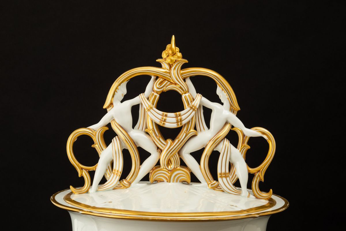 Gio Ponti - Richard Ginori, Sesto Fiorentino, 1929 Ca Grande Vaso Monumentale