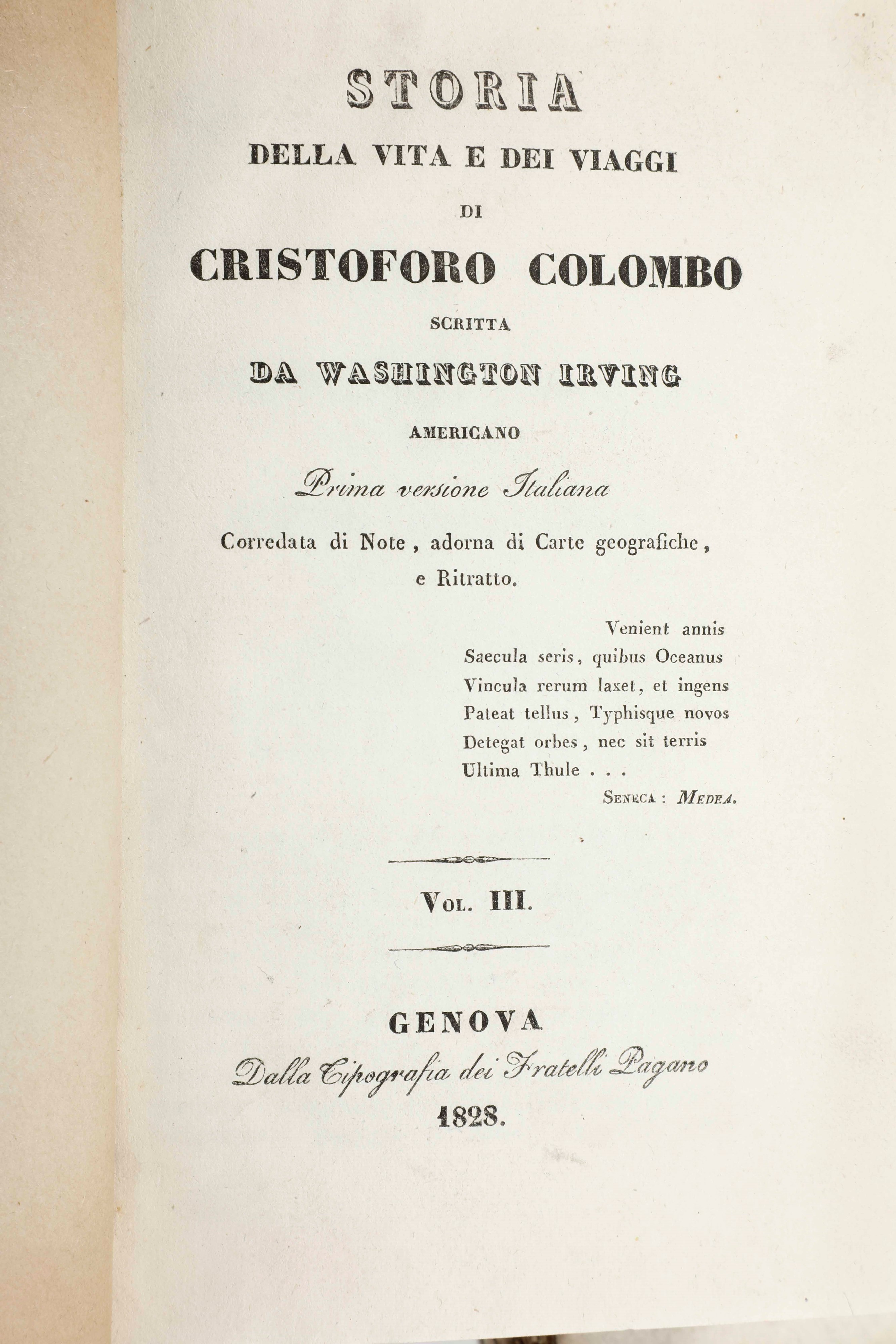 Guglielmo Robertson Storia di America, in Venezia, Presso Gio: Antonio Curti, 1802 (2 Volumi)
