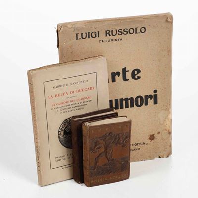 L’arte dei Rumori. Edizioni Futuriste di Poesia. Milano, 1916.