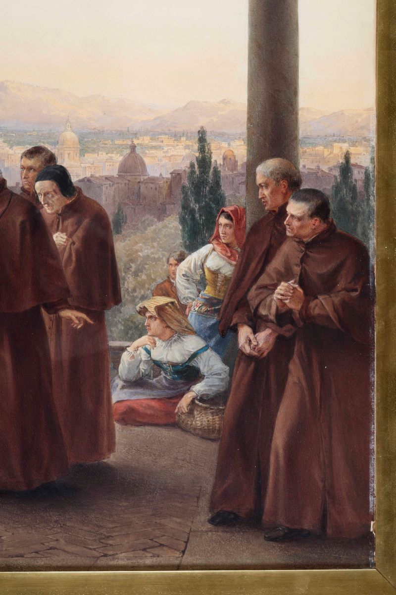 Pietro Gabrini - Alla Quercia del Tasso, 1864