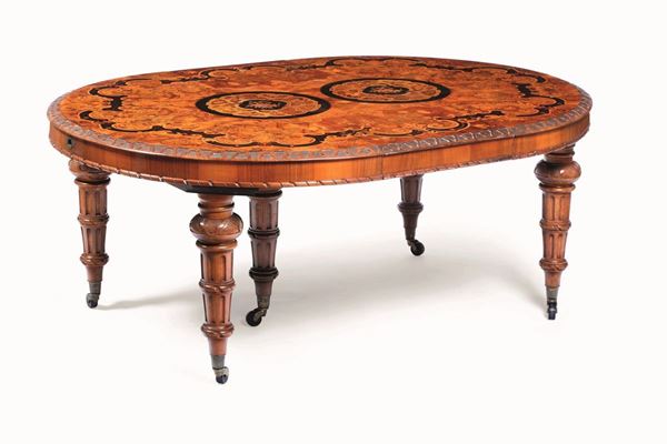 Grande tavolo allungabile. Inghilterra, XIX-XX secolo